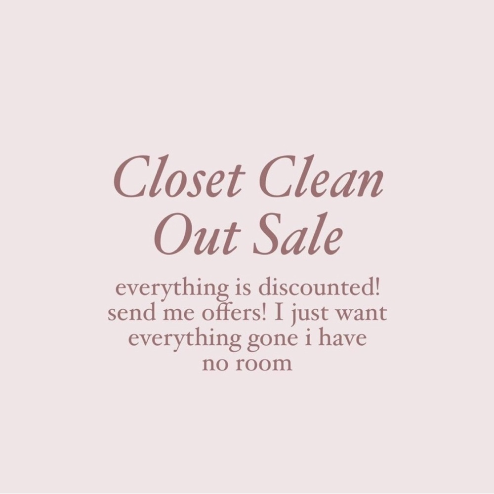 Closet Clear Out